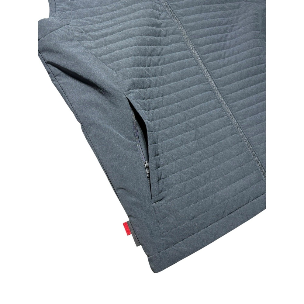 Men's Under Armour  Black Wisconsin Badgers Drive Pro Storm Full-Zip Vest - Picture 6 of 14